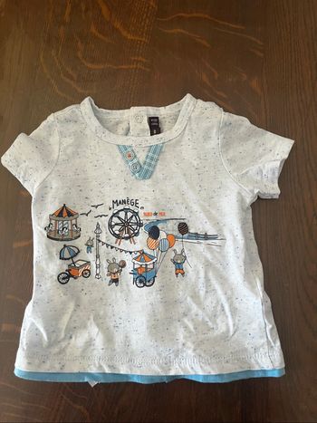 T-shirt manche courte 6 mois