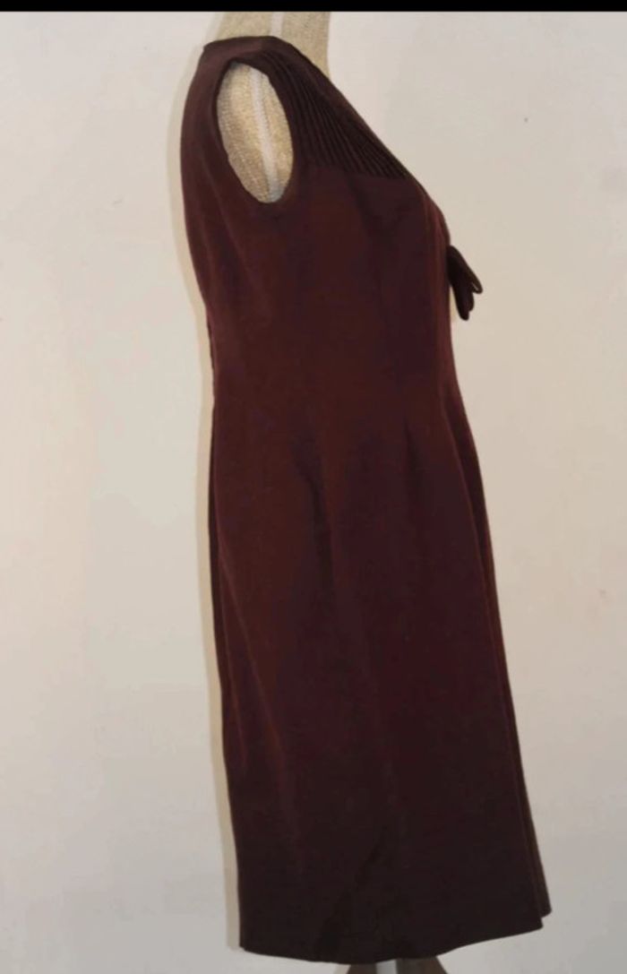 Robe - Lie de vin - Fait main - 44/46 - photo numéro 6