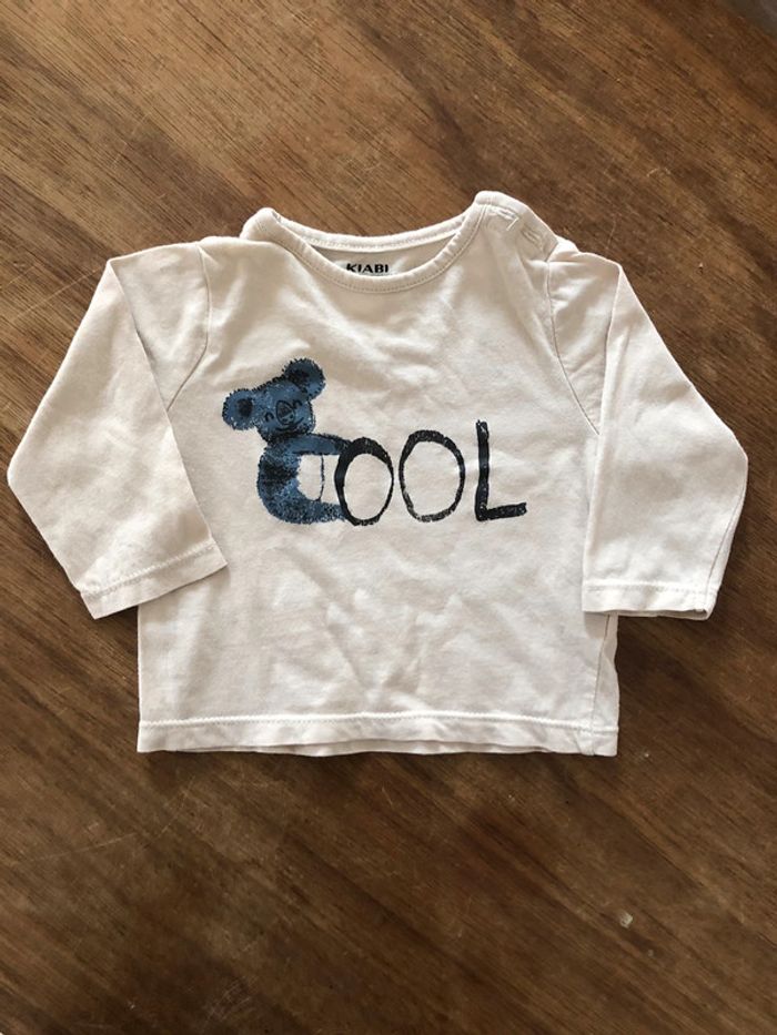 T-shirt manches longues 3 mois
