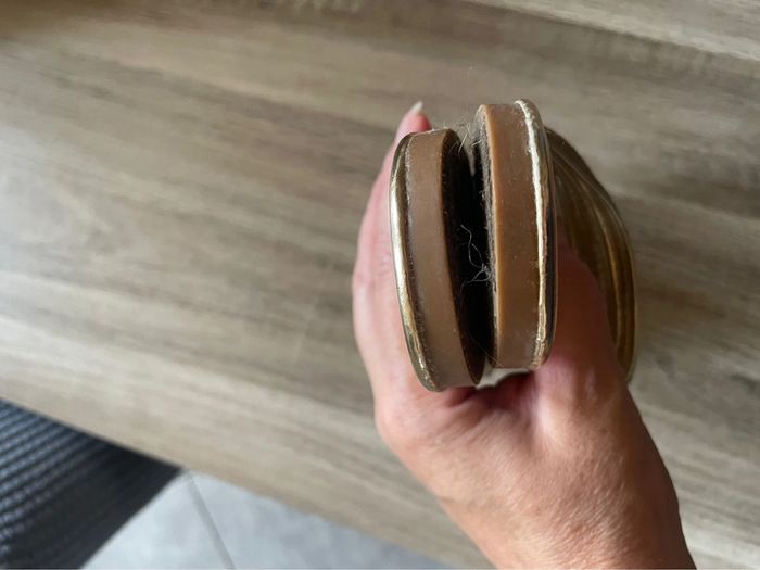 Mules tong nu pieds doré pointure 37 - photo numéro 4