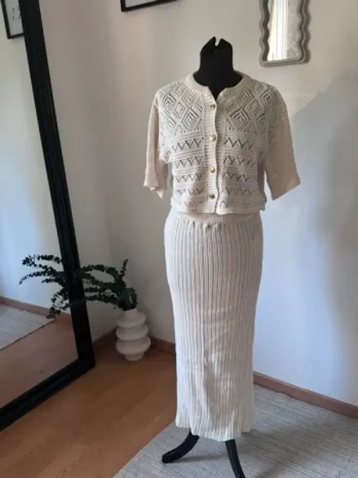 Ensemble jupe crochet
