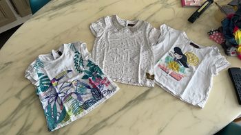 Lot de 2 tee-shirts caimini 4 ans