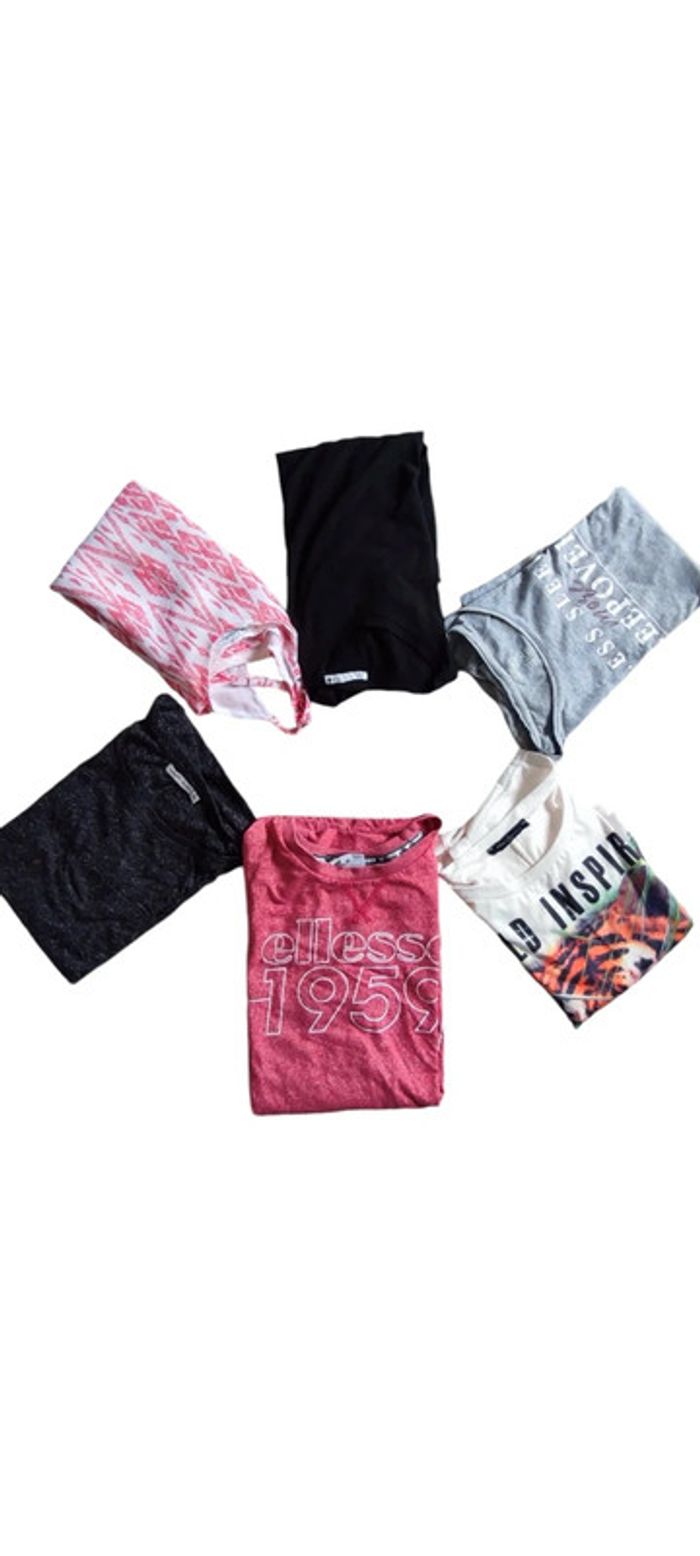 Lot Tshirt Zara/Bershka/ Ellesse taille M