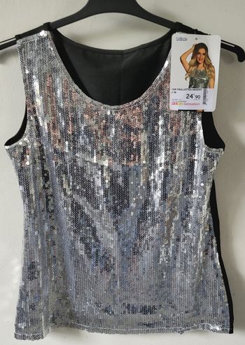 Tee-shirt paillettes