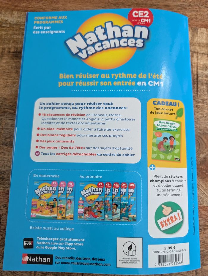 Cahier de vacances CE2 vers CM1 - photo numéro 4