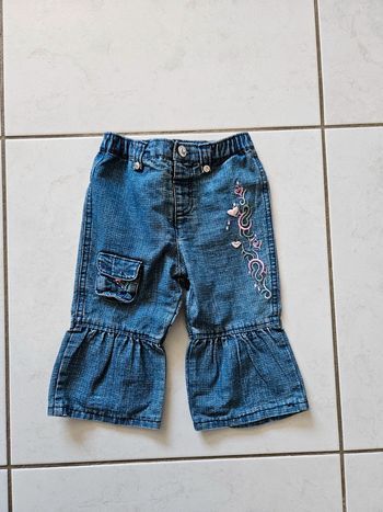 Jean bébé fille 9 mois VINT2