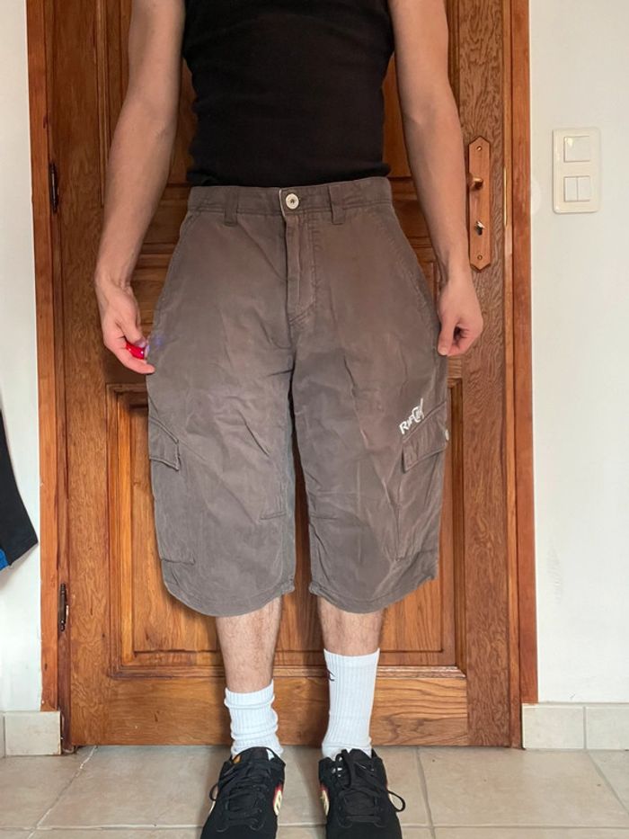 Jort baggy large Ripcurl taille 30US cargo hip-hop streetwear y2k skater brodé - photo numéro 2