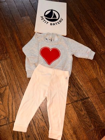 Ensemble petit bateau 6 mois