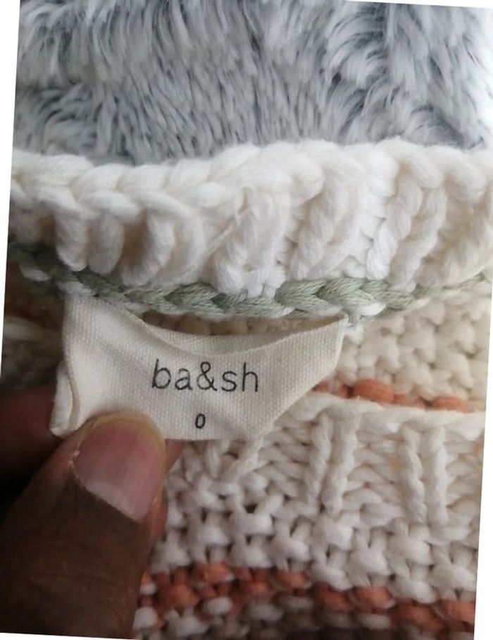 sweat Ba&sh blanc taille XS - photo numéro 3