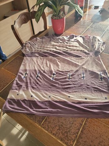 Tee shirt tunique manches courtes