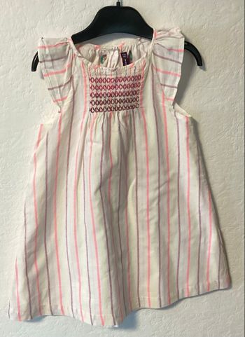 Robe rayée 5 ans