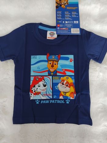 Tee-shirt garçon paw patrol neuf