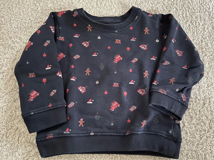 Sweat pull de Noël taille 2 ans marque Vertbaudet