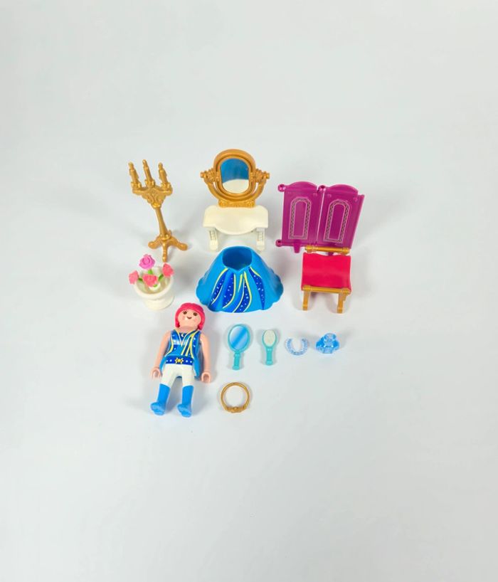 Playmobil Princesse Bleu et coiffeuse - photo numéro 4