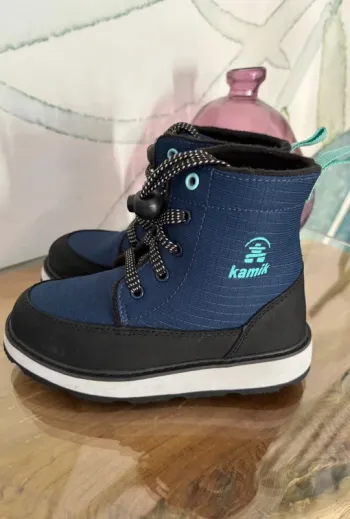 Après ski bottes de neige hiver Kamil garçon bleu 30