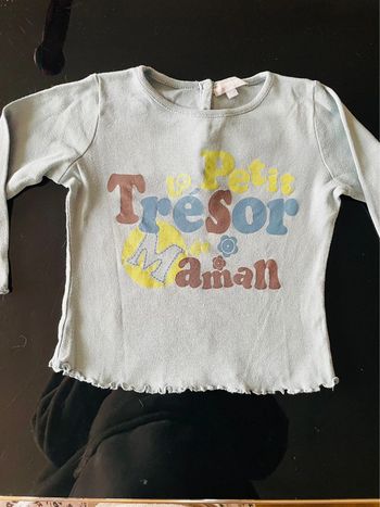 Tee shirt manche longue 24 mois