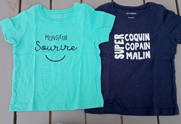 2 tshirt 9 mois