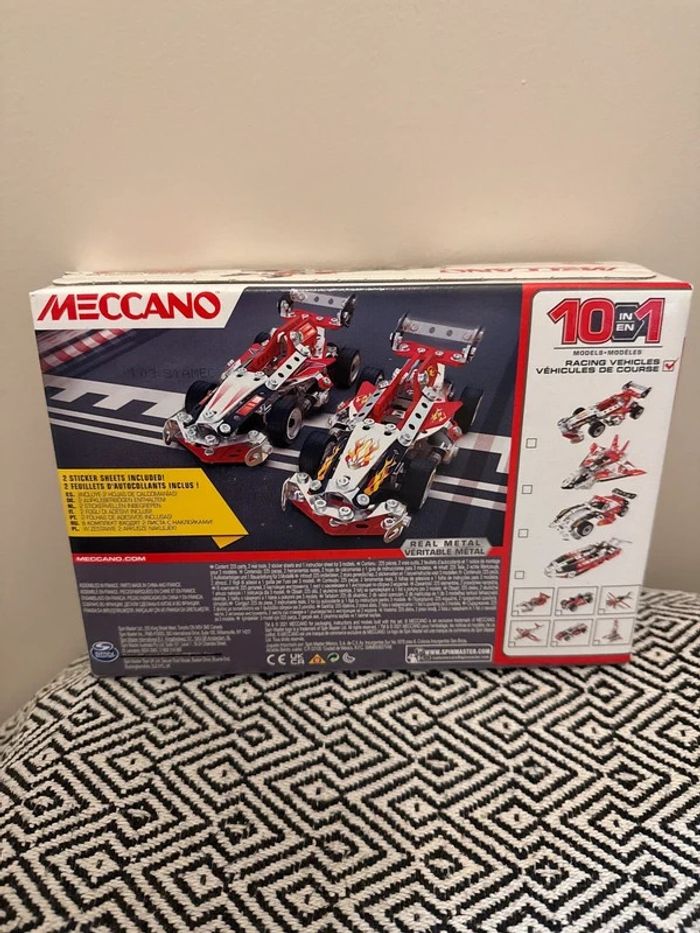 Meccano - Voiture de course à construire plusieurs modèles possible - photo numéro 2