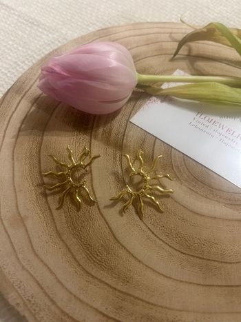 Boucles d’oreilles soleil