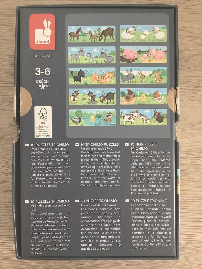 Jeu en bois d’association - photo numéro 2