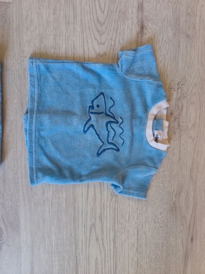 Ensemble 3 mois 62 cm Gémo short tee shirt neuf - photo numéro 8