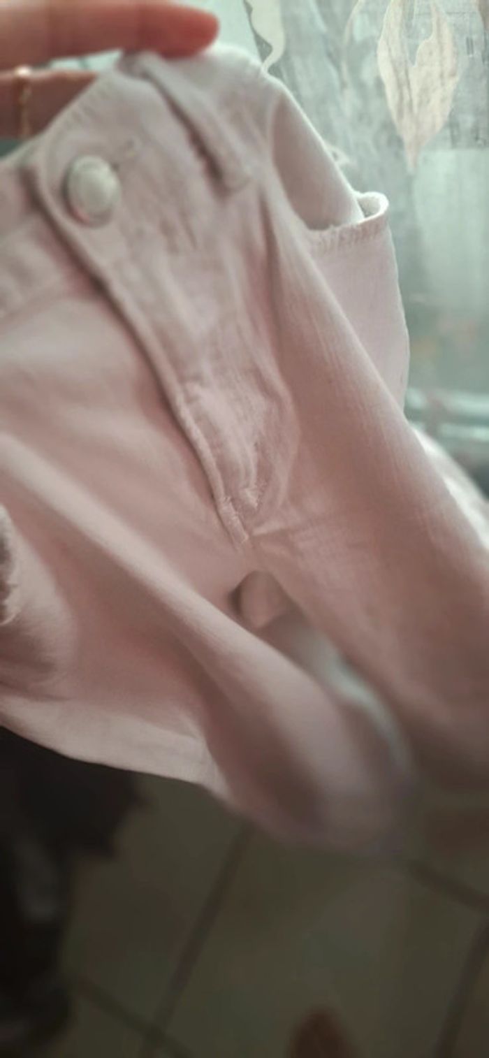 Pantalon en jean blanc - photo numéro 7