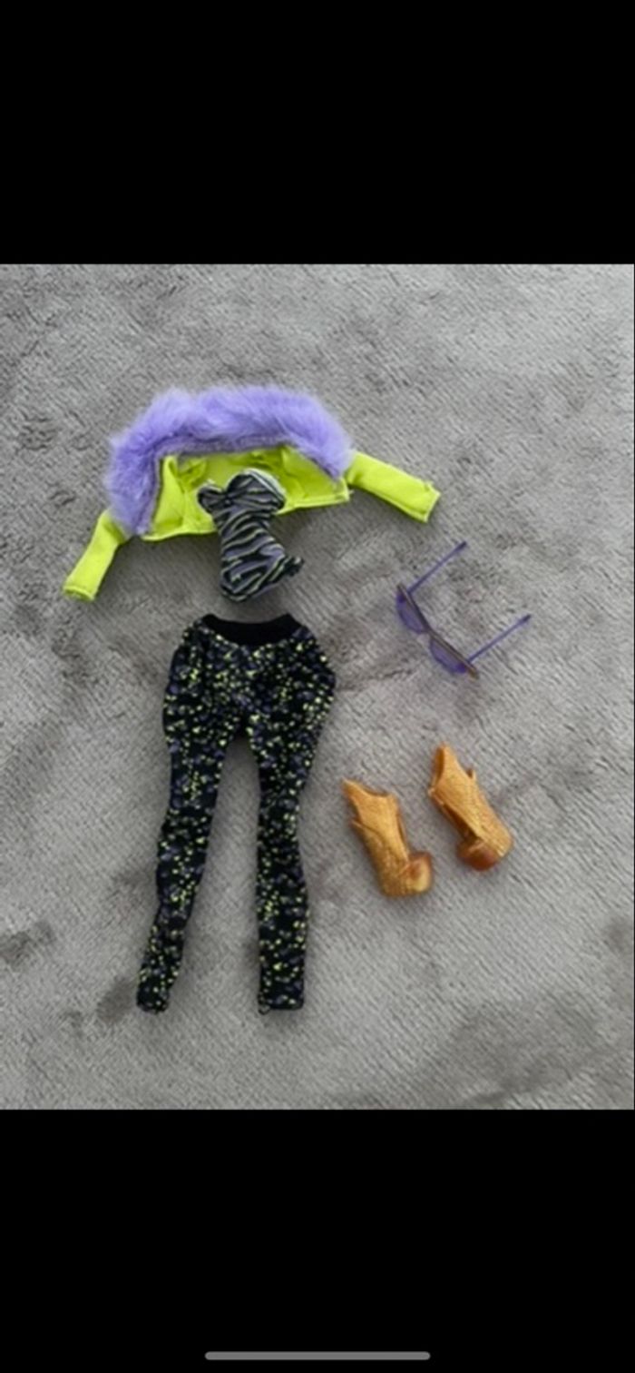Tenue Monster High Clawdeen Wolf Maul Session (accessoires) - photo numéro 2