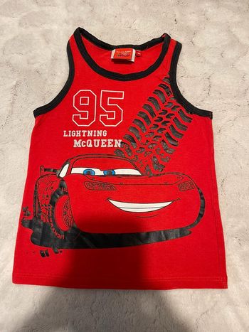 Débardeur rouge - Disney Cars - 6 ans