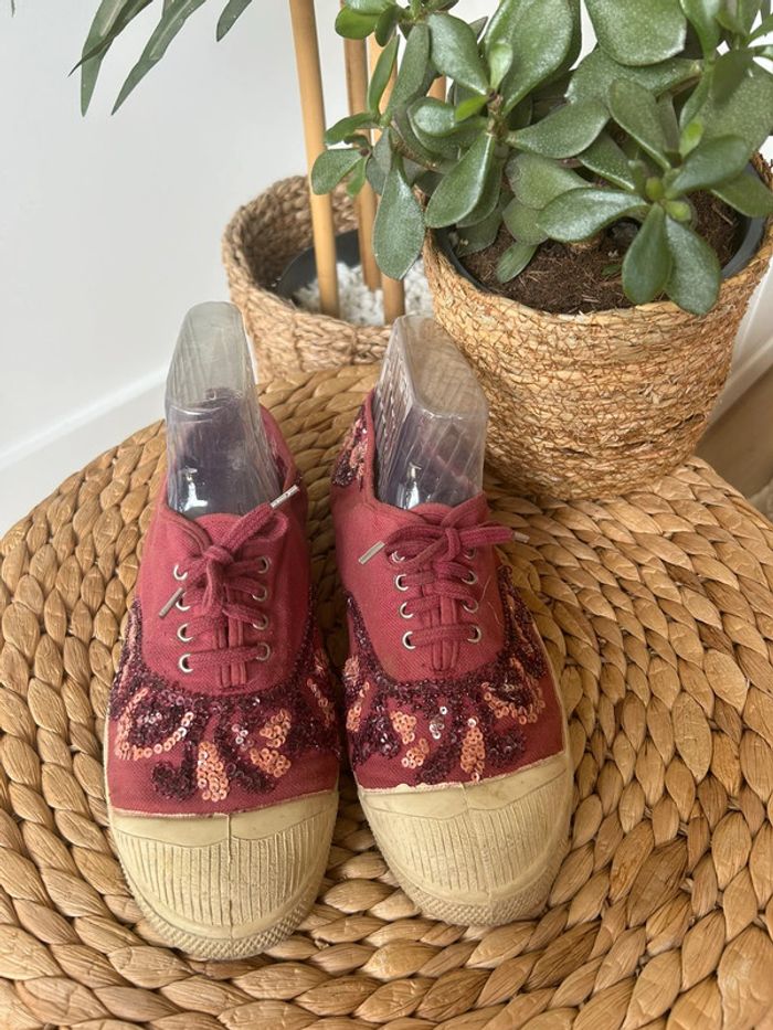 Bensimon bordeaux avec perles taille 38