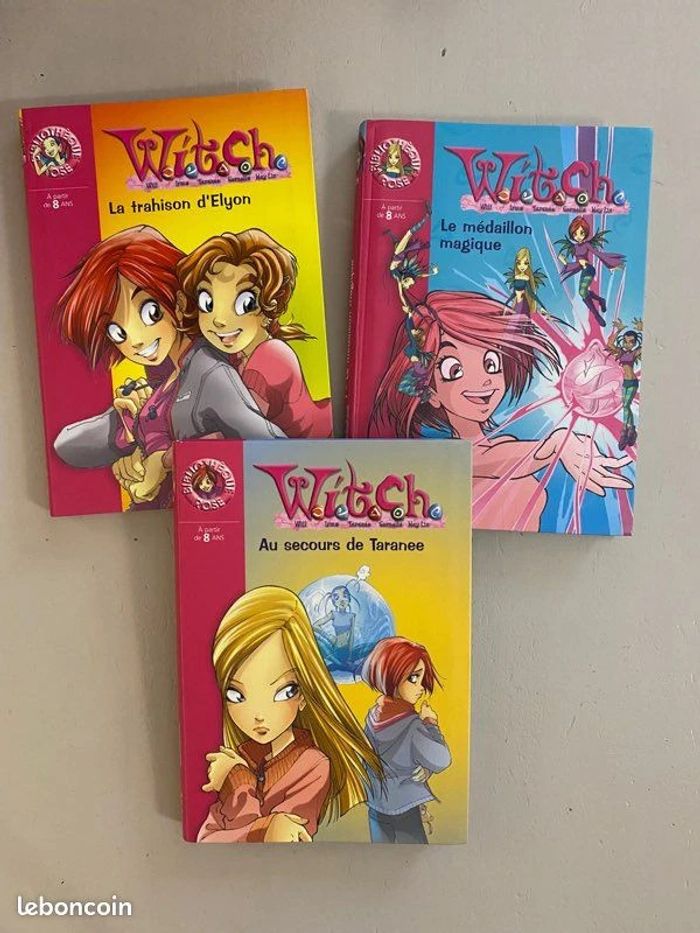 Lot 3 livres romans les Witch
