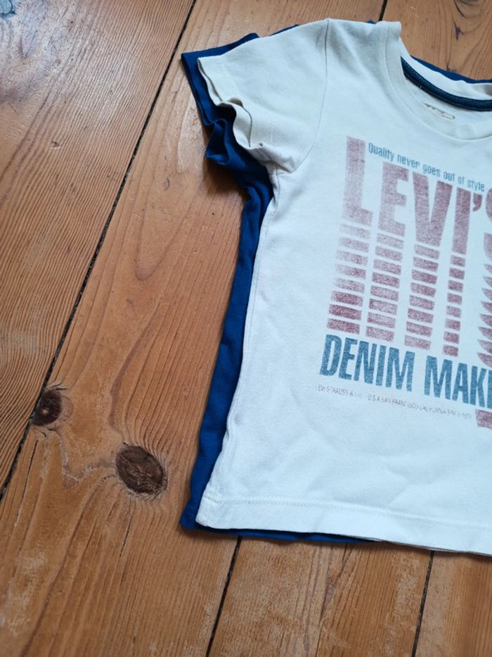 2 tee shirts mc levis obaibi 3 ans - photo numéro 2