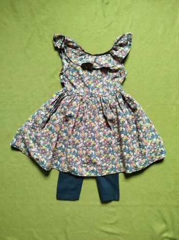 Ensemble robe fleurie