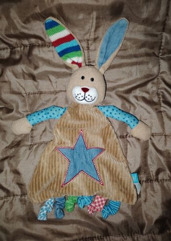 Doudou plat lapin lief