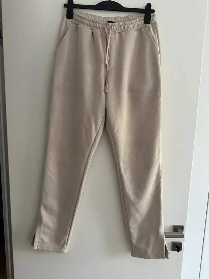Pantalon joggers beige casual homme Fashion Nova taille L