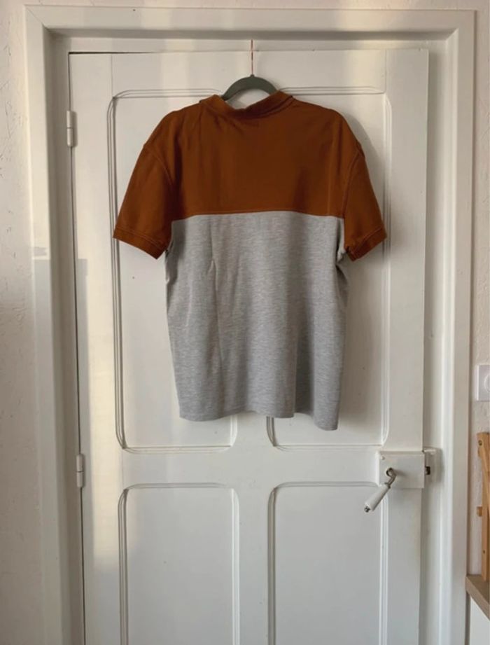 Polo bi-color marron/gris homme - Taille XL Jules - photo numéro 2