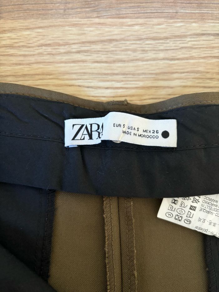 Pantalon cargo kaki Zara - photo numéro 6