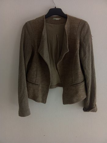 Blazer Vert kaki/beige foncé taille S marque Two
