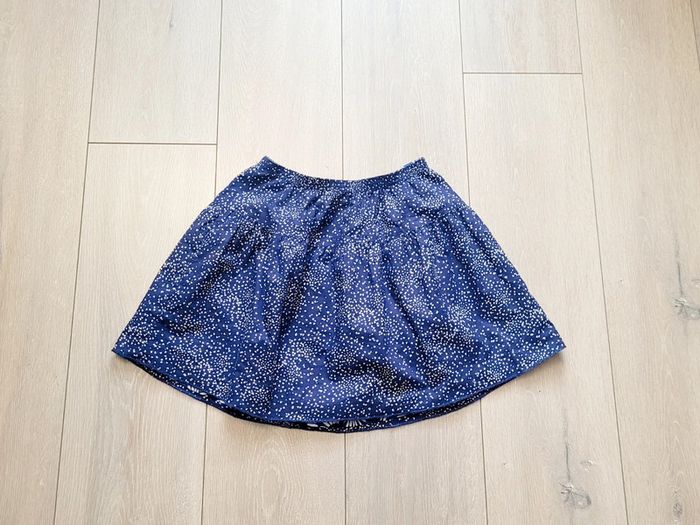 Jupe légère bleu réversible . Fille 10 ans. Marque Du pareil au même - photo numéro 3