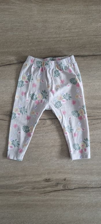 Legging fleuri 4-6 mois 🌸
