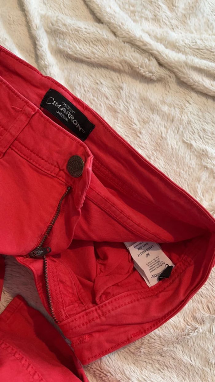 Jean rouge T28 - photo numéro 5