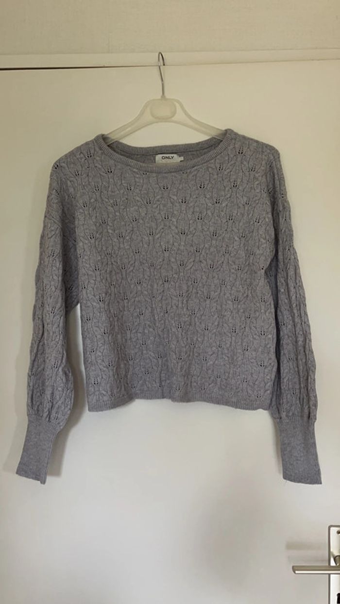 Pull gris Only
