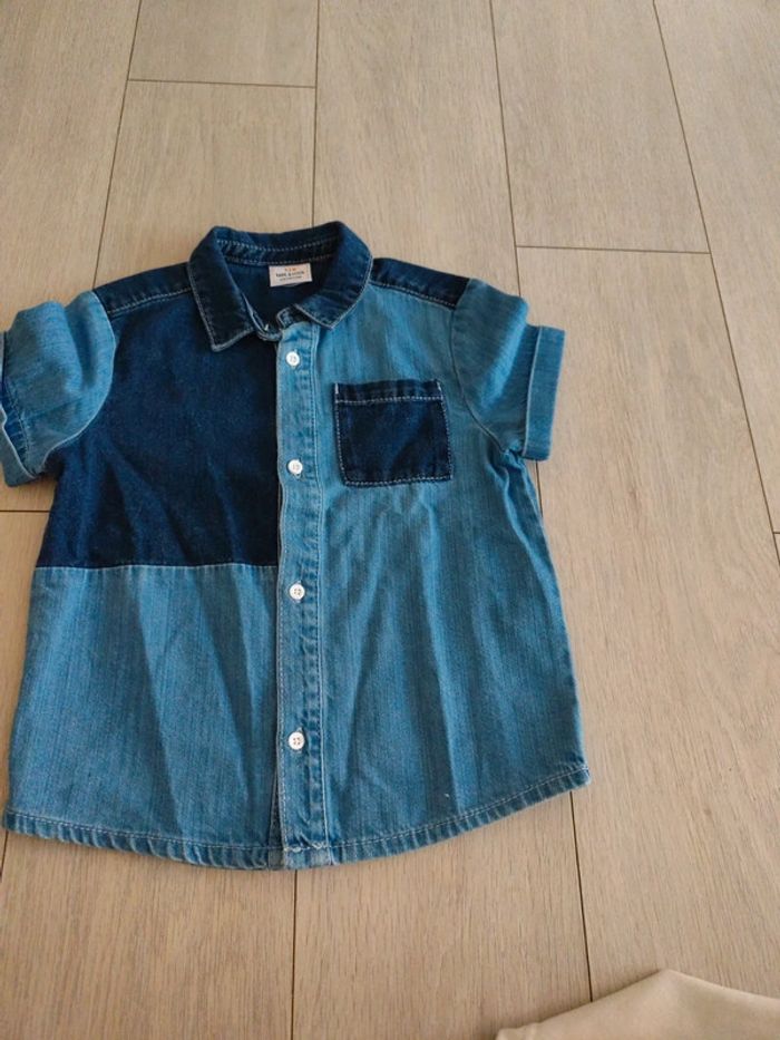 Chemise en jeans manches courtes - photo numéro 3