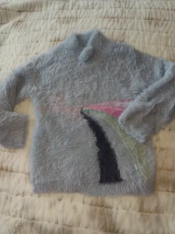 Magnifique pull chaud 5 ans fille
