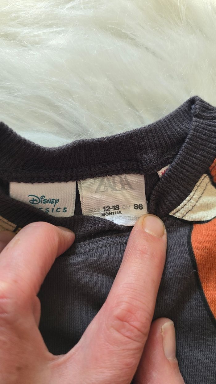 NEUF(non portés) 😍🥰superbe ensemble teeshirt mc et pantalon molleton 18 mois 86cm (le roi lion)  Garçon💙💙🤩😍 - photo numéro 7