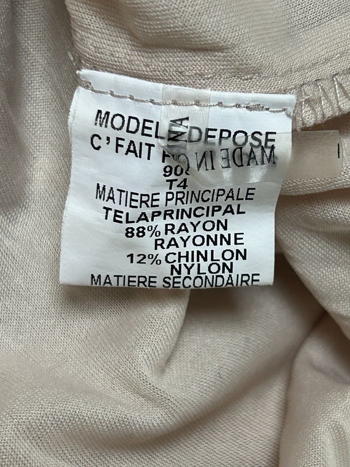 Robe beige C' Fait Pour Vous - Taille 4 - photo numéro 7