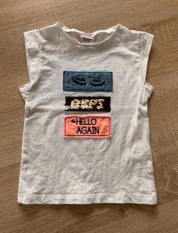 Tee-shirt 3 ans sequins