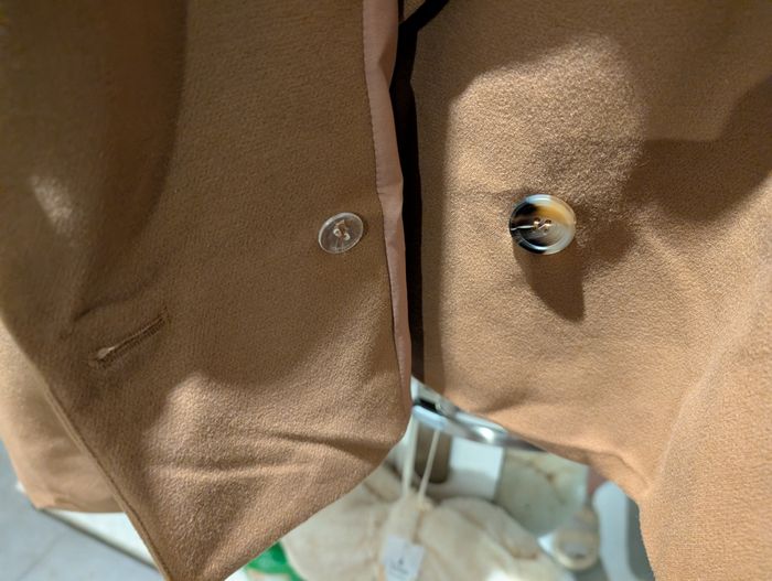 Veste trench d'hiver camel taille L - photo numéro 6