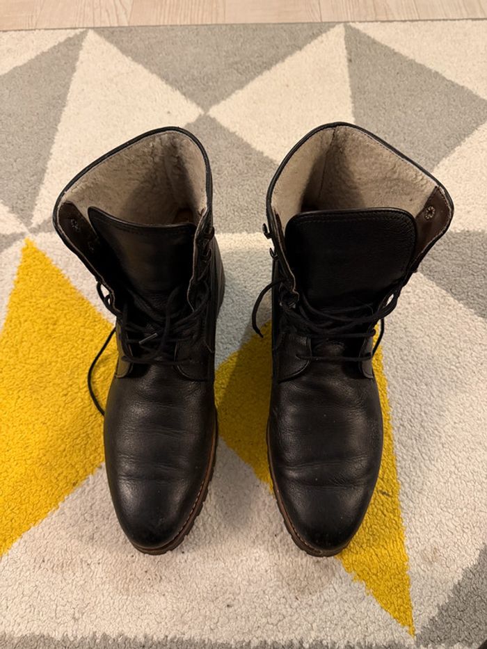 Bottines en cuir Finsbury avec intérieur polaire Taille 41 1/2 - photo numéro 3