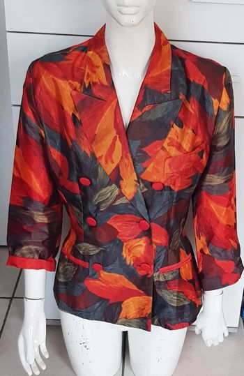 Blazer fleuri, made in France 🇨🇵