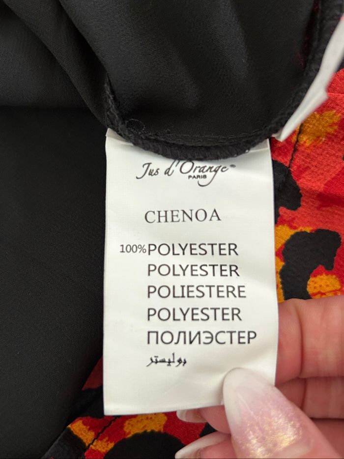 Robe imprimée neuve à manches longues Jus d’Orange taille 1 (taille grand) - photo numéro 10